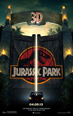 Jurassic Park 3D Poster HR