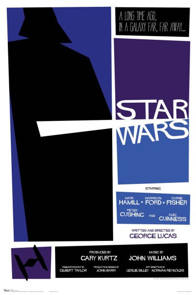 Star Wars Poster by Russell Walks 1A